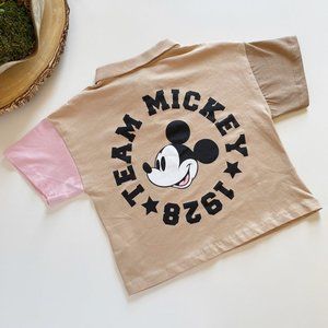• NEW • Zara Disney Mickey Mouse Polo • Size 9
